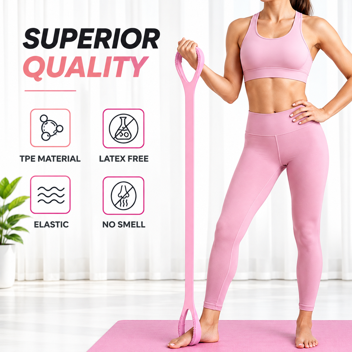 Figure 8 Workout Resistance Band for Yoga