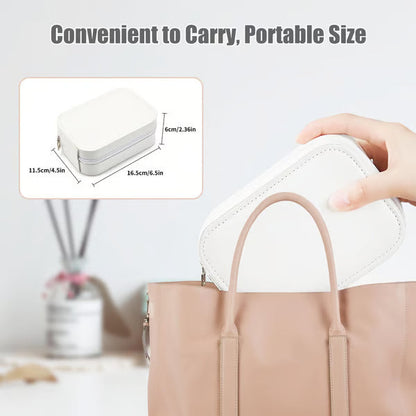 Small Travel LED Makeup Mirror Case with